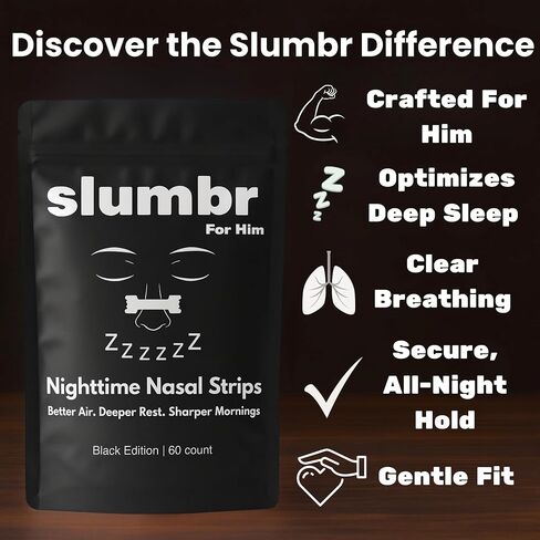 Slumbr Nasal Strips (60 Count) – Extra-Strength Grid Adhesive – Built for Nighttime Comfort, Clear Breathing & Consistent Sleep Routines (for Her - Pink) in Saudi Arabia