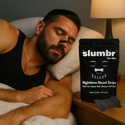 Slumbr Nasal Strips (60 Count) – Extra-Strength Grid Adhesive – Built for Nighttime Comfort, Clear Breathing & Consistent Sleep Routines (for Her - Pink) in Saudi Arabia