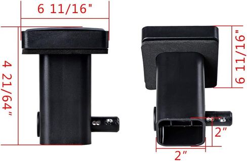 Trailer Hitch Receiver Cover with 15-LED Tailight Brake Stop Light fit 2" Receiver in Saudi Arabia