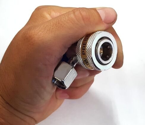 AC Quick Coupler Connector Set R134a Manifold Gauge Low High Side Adapter FREON in Saudi Arabia
