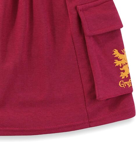 Harry Potter Girls French Terry Sweatshirt and Skort Skirt 2 Piece Set for Big Kids in Saudi Arabia