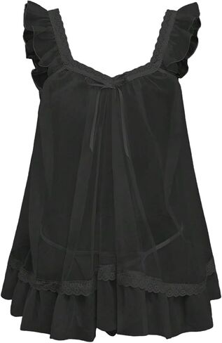 Oyoangle Lingerie Lingerie Set 2 قطعة من الدانتر in Kuwait