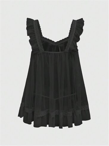 Oyoangle Lingerie Lingerie Set 2 قطعة من الدانتر in Kuwait