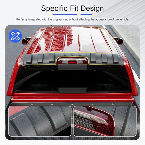 واقي السقف الخلفي متوافق مع 2014-2018 Chevy Silverado GMC Sierra 1500 Truck Cab Spoiler استبدال لعام 2014 2015 2017 2018 Chevy Silverado 1500 ملحقات in Kuwait