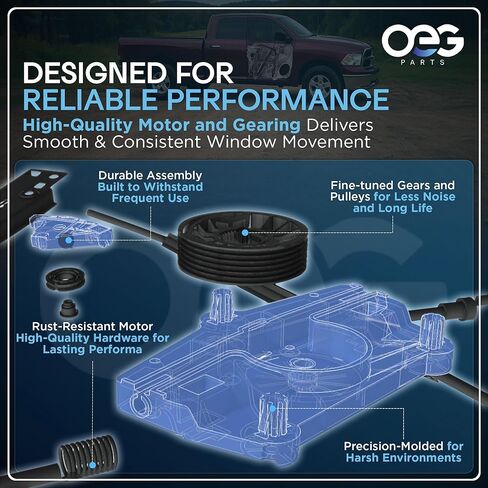 منظم نوافذ كهربائي جديد WO/محرك متوافق مع إنفينيتي QX56 متوافق مع نيسان تيتان 2004-2010 متوافق مع نيسان أرمادا 05-10، باثفايندر أرمادا 2004 749-524 807217S000 جانب السائقين LH in Kuwait