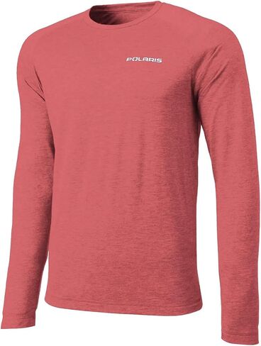 Polaris Men's Performance Long-Sleeve Shirt, Classic Fit, Poly, Cotton, Rayon Blend in Saudi Arabia