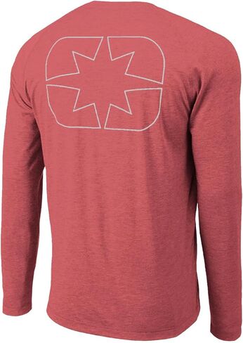 Polaris Men's Performance Long-Sleeve Shirt, Classic Fit, Poly, Cotton, Rayon Blend in Saudi Arabia