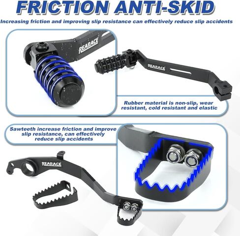 Brake Pedal & Shift Gear Lever Fit for Raptor 700 2013-2024, Raptor 700R / SE 2013-2024 Rear Brake Pedal Gear Shifter Pedal in Saudi Arabia
