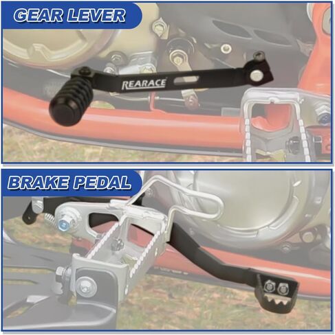 Brake Pedal & Shift Gear Lever Fit for Raptor 700 2013-2024, Raptor 700R / SE 2013-2024 Rear Brake Pedal Gear Shifter Pedal in Saudi Arabia