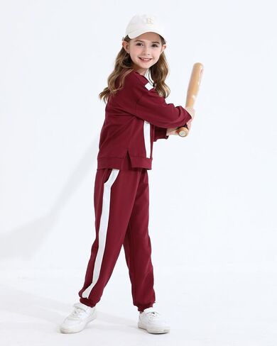 SANMIO Toddler Girl Clothes 2 Piece Outfits Fashion Sweatshirts+Sweatpants Long Sleeve Tracksuit Clothing Set Size 3-8Y in Saudi Arabia
