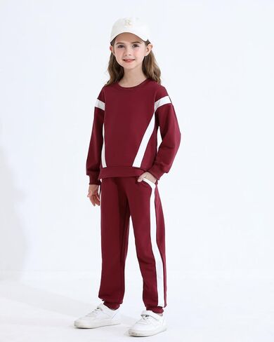 SANMIO Toddler Girl Clothes 2 Piece Outfits Fashion Sweatshirts+Sweatpants Long Sleeve Tracksuit Clothing Set Size 3-8Y in Saudi Arabia