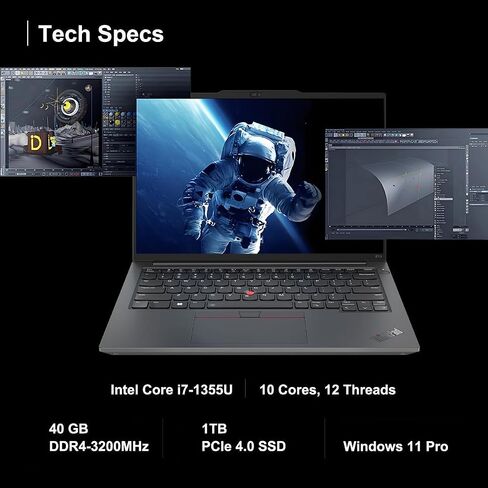 Lenovo ThinkPad P14s Mobile Workstation Laptop for Engineer, Designer, Architect (14" FHD+ Touchscreen, AMD Ryzen 7 PRO 6850U, 32GB RAM, 1TB SSD, (Beats i7-1165G7)) 3-yr WRT, Win 11 Pro w/ AI Copilot in Kuwait