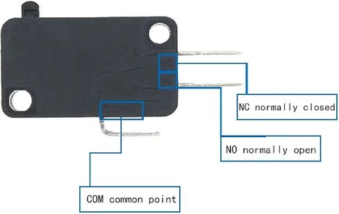 CHZJTTDQ V-154-1C25 MICRO LIMIT SWITCH ، Black ، 10A 250VAC ، ACTIONARY ACTION ، SILVER CATING ، CE معتمد (V 152 1C25) in Kuwait