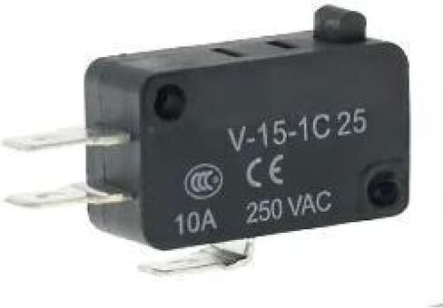 V-15 Series Series Micro Limit Switch ، 10A 250VAC ، جهات اتصال فضية (V 153 1C25) in Saudi Arabia