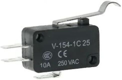 V-15 Series Series Micro Limit Switch ، 10A 250VAC ، جهات اتصال فضية (V 153 1C25) in Saudi Arabia