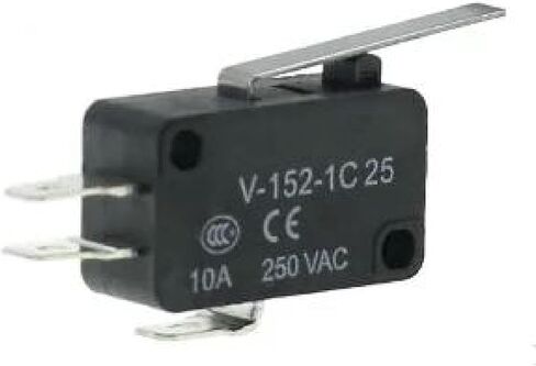 V-15 Series Series Micro Limit Switch ، 10A 250VAC ، جهات اتصال فضية (V 153 1C25) in Saudi Arabia