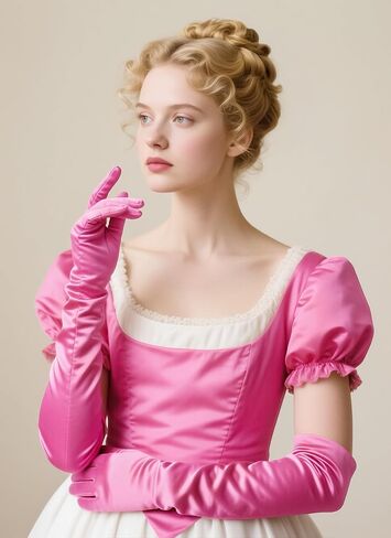 Long Opera Party Gloves for Women - 1920s Elbow Length Gloves for Evening Dress for Halloween (21.6 inch) in Kuwait