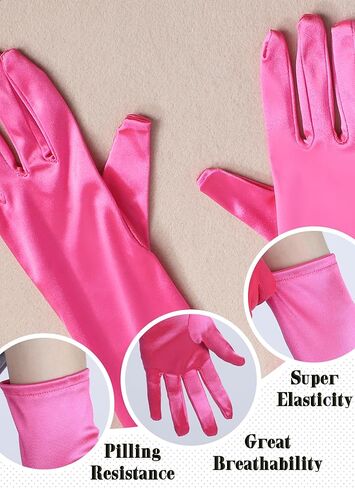Long Opera Party Gloves for Women - 1920s Elbow Length Gloves for Evening Dress for Halloween (21.6 inch) in Kuwait
