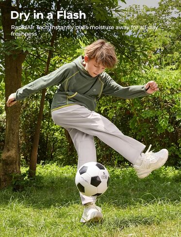 PATPAT Kids Hiking Pants – Quick-Dry Waterproof Pants for Boys Girls Casual Outdoor, with Reinforced Knees, Cinchable Ankles in Saudi Arabia