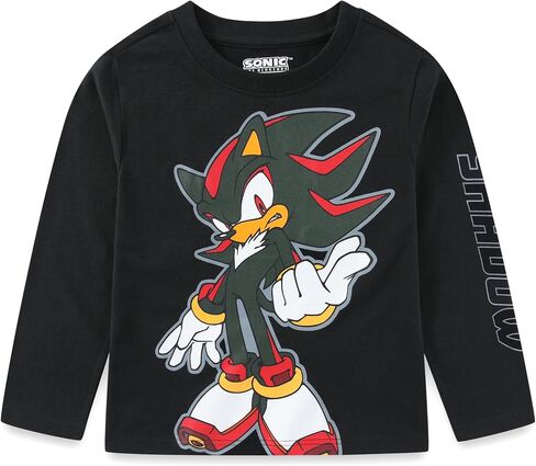 SEGA Sonic The Hedgehog Boys 4 Pack Long Sleeve Shirt for Big Kids in Saudi Arabia