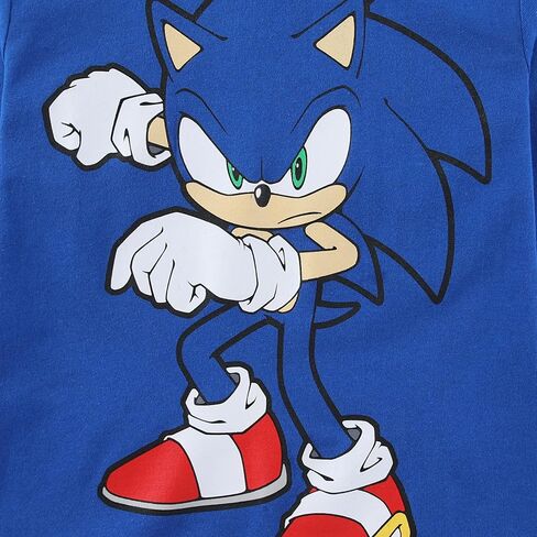SEGA Sonic The Hedgehog Boys 4 Pack Long Sleeve Shirt for Big Kids in Saudi Arabia