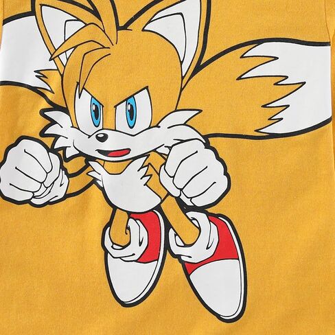 SEGA Sonic The Hedgehog Boys 4 Pack Long Sleeve Shirt for Big Kids in Saudi Arabia