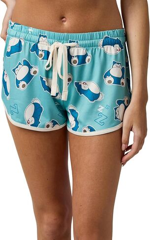 Pokemon Snorlax Napping Women's 2-Pack Racer Tank & Dolphin Shorts Sleep Set in Saudi Arabia