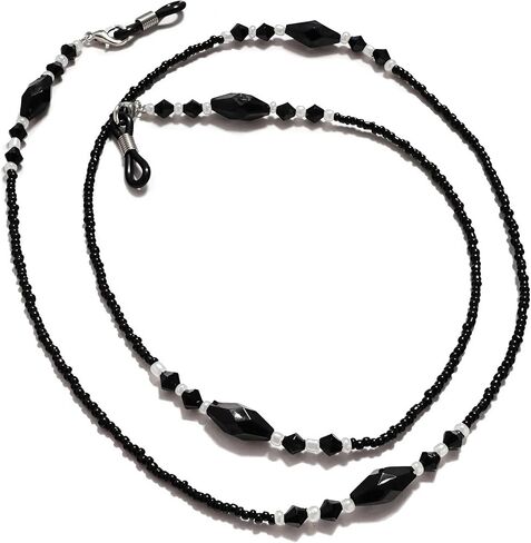 ALBATROSART-HANDMADE Eyeglass Chains Elegant Eyewear Retainer Beaded Eyeglass Strap Holder Eyewear Retainer in Saudi Arabia