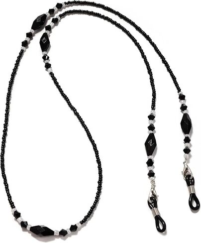 ALBATROSART-HANDMADE Eyeglass Chains Elegant Eyewear Retainer Beaded Eyeglass Strap Holder Eyewear Retainer in Saudi Arabia