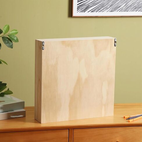 Gisafai Wooden Craft Paint Storage 81 Holes Vertical Paint Rack Stand Wall Mounted Craft Paint Organizer 2oz Wood Paint Holder Paint Rack Organizer in Kuwait