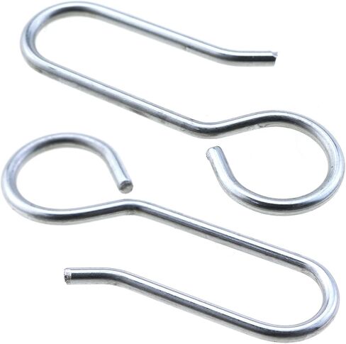 60-Piece Metal Curtain Track Hooks S-Shaped Small Metal Drapery Hooks for Ceiling Drapery Track in Saudi Arabia