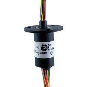 حلقة الانزلاق 2A 360 Rotation Electric Connector OD12.4 حلقة موصلة متعددة الطرق مع حلقة قسيمة الغطاء in Saudi Arabia