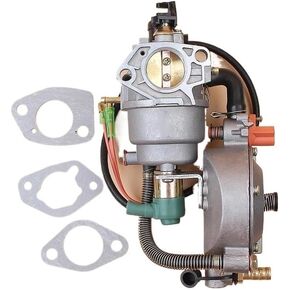 خنق مجموعة تحويل المكربن ​​المزدوجة لمكربن ​​الوقود مناسبة لـ GX390 188F 13HP 4.5KW 5.5KW مولد محرك المحرك in Kuwait