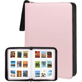 256 POCKETS PHOTIONAL ألبوم لـ FUJIFILM Instax Mini Camera ، كتاب غلاف جلدي لالتقاط صور Polaroid Pictures ، 2x3 ألبوم صور لـ Fujifilm Instax Mini 12 11 9 40 90 8 7 Evo Liplay Instant Camera (Blue) in Kuwait