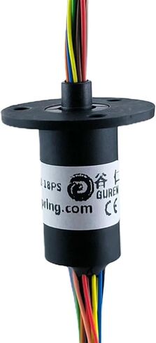 حلقة الانزلاق 2A 360 Rotation Electric Connector OD12.4 حلقة موصلة متعددة الطرق مع حلقة قسيمة الغطاء in Saudi Arabia