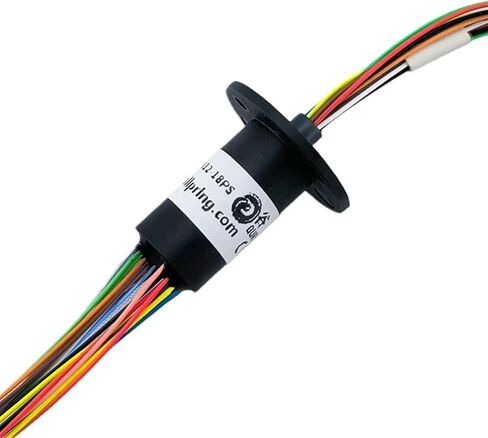 حلقة الانزلاق 2A 360 Rotation Electric Connector OD12.4 حلقة موصلة متعددة الطرق مع حلقة قسيمة الغطاء in Saudi Arabia
