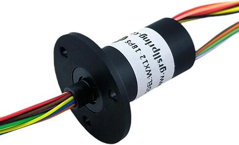 حلقة الانزلاق 2A 360 Rotation Electric Connector OD12.4 حلقة موصلة متعددة الطرق مع حلقة قسيمة الغطاء in Saudi Arabia