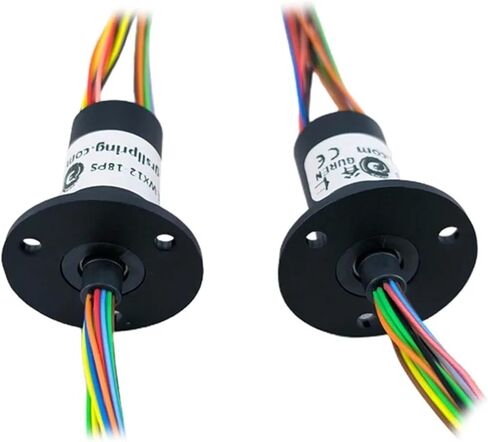 حلقة الانزلاق 2A 360 Rotation Electric Connector OD12.4 حلقة موصلة متعددة الطرق مع حلقة قسيمة الغطاء in Saudi Arabia