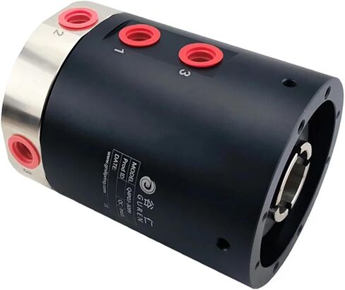 End outlet pneumatic slip ring rotary joint 360 degree compressed air vacuum cylinder infinite rotation in Saudi Arabia