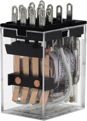 ترحيل my4p HH54p My4nj Coil General DPDT micro mini electromagnetic sway مع قاعدة المقبس LED 380V AC in Kuwait