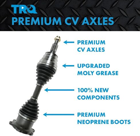 TRQ Front CV Axle Assembly Set Compatible with 2000-2004 Ford Focus in Saudi Arabia