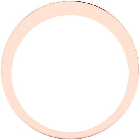 Yellow/Rose/White Solid 14k Gold Stackable Wedding Bridal Engagement Ring Band - Clear Simulated Diamond 0.39Ct Round Cut in Saudi Arabia