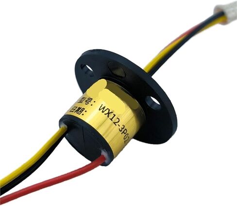 WX12-3P02 OD 12.4mm 3-way 2A cap-type circuit slip ring Low power rotating wire connector Collector rotary joint in Saudi Arabia