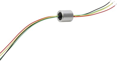 1pcs OD 8mm/11mm/12.4mm mini gimbal/visual fishing hear ring lear lear 360 درجة مرساة الأسماك 4ch 2a slipring (dia 12.4mm 4ch 2a) in Saudi Arabia