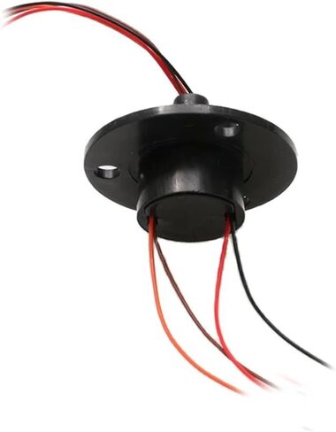 1PCS Mini Flange Slip Ring Dia.22mm 2A 2/4/6/8/12/18/24CH Channels Wires Conductive Ring Brush Slipring Rotating Electric Joint(Dia 22mm 6CH 2A) in Saudi Arabia