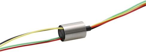 1pcs OD 5.5mm 6mm 8mm حلقة الانزلاق المعدنية 360 درجة الدوران الكهربائي الموصل الدوار الدوار لصيد الأسماك المرساة البصرية (Dia. 5.5mm 4ch) in Saudi Arabia