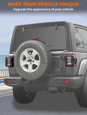 غطاء خلفي من الألياف الكربونية Savadicar لجيب Wrangler JL Jlu 4xe & Gladiator JT 2018 - لهجة الضوء الخلفي ، ملحق ترقية التصميم الخارجي in Saudi Arabia