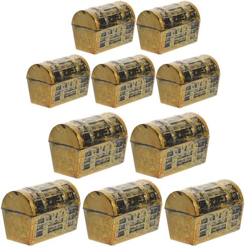 Kisangel Treasure Chest Model - Mini Pirate Treasure Chest for Decoration Small Plastic Box for Party Favors Fun Gift for Kids and Adults in Saudi Arabia