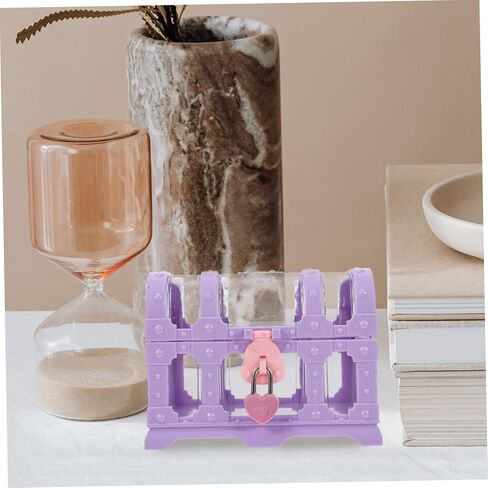 Children's Lockable Treasure Chest Toy Organizer Small Pirate Chest for Gems and Trinkets Secure Latch Sturdy Plastic Storage Box for Boys and Girls in Kuwait