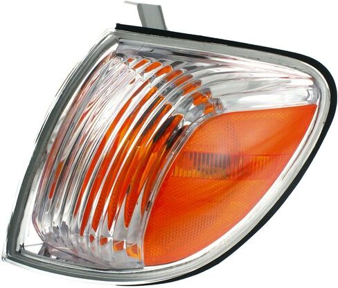 Corner Parking Marker Lamp Left & Right Pair Set for Toyota for Tundra Base/Limited/Sr5 2005-2006 with BulbS-Assembly 2 Turn Signal Lights Clear&Amber Lens TO2530148 in Saudi Arabia